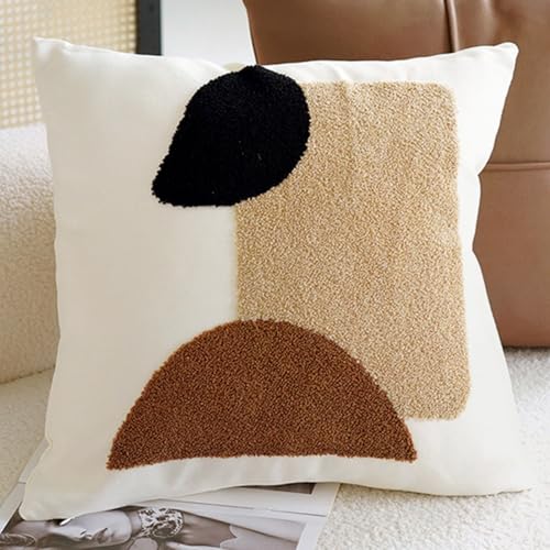 Housses de coussin bohème 45x45 cm esthétiques et géométriques de luxe