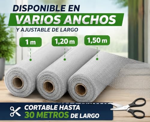 Miniatura 2 de Tela Mosquitera Para Puerta Y Ventana, Malla Mosquitera De Aluminio 120 X 200 Cm