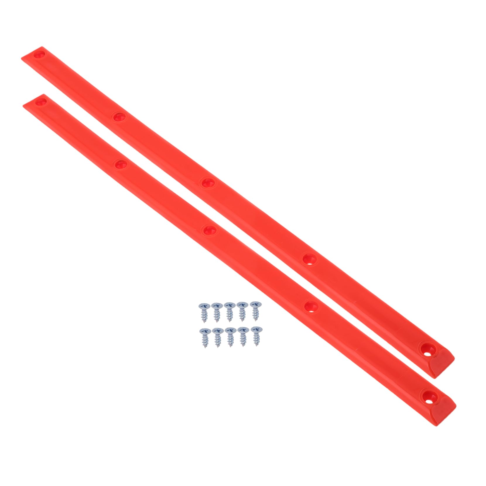 KOMBIUDA Skateboard Rib Bones Rails Abs Rail Guards Sturdy Bumper for Protection