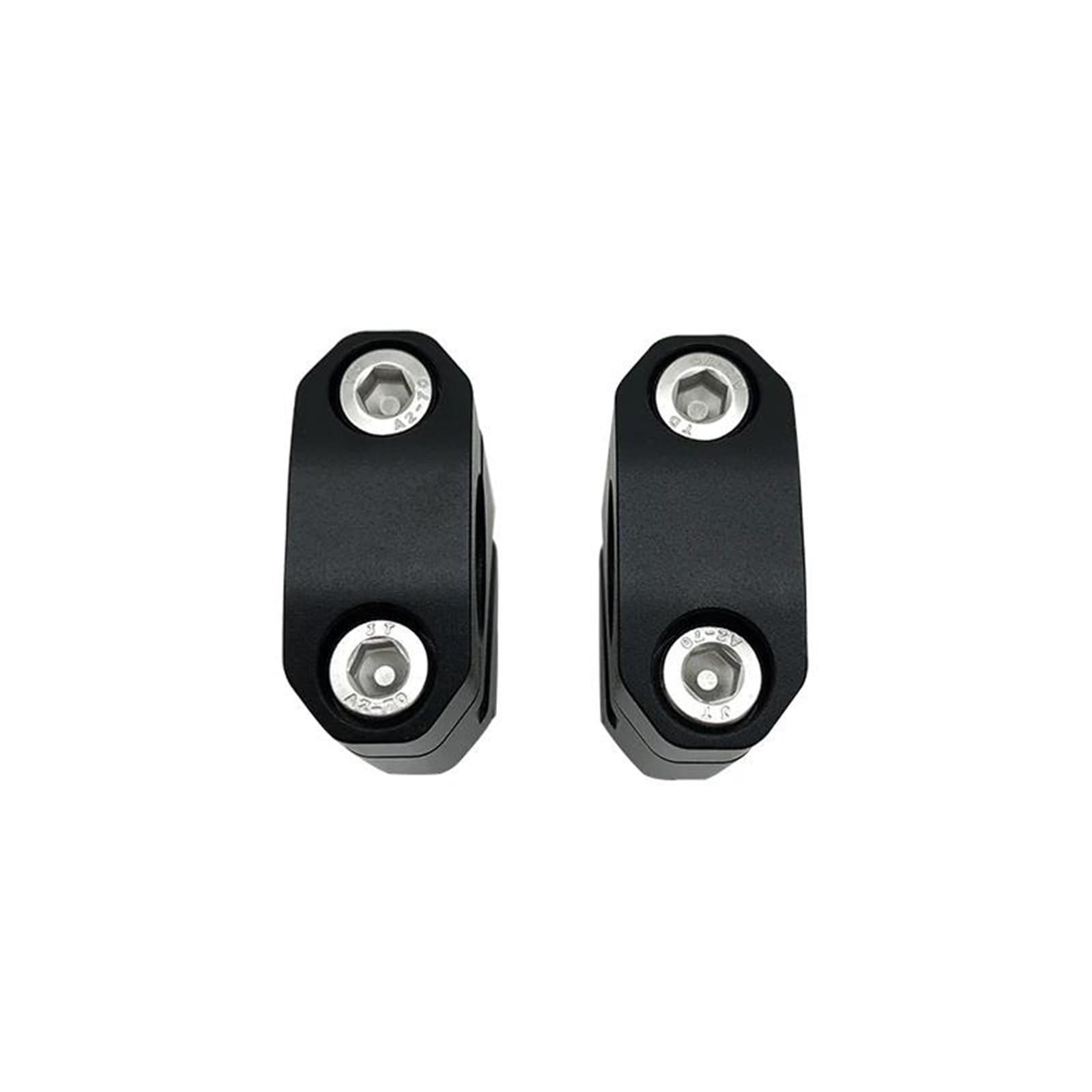 Motorrad-Lenkererhöhungen Motorrad Lenkererhöhung Für NTV650 NTV 650 Deauville 700 Varadero 125m 650 Lenkererhöhung Klemmhalterung Adapter Kit Lenker Lenkererhöhung Adapter(Schwarz)