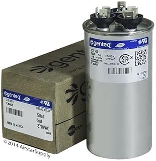 HC98JA051 - 50 + 5 uf MFD 370 Volt VAC - Bryant Round Dual Run Capacitor Upgrade