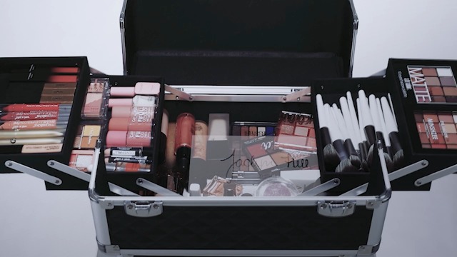 Amazon.com: Adazzo 3 in 1 Professional Rolling Makeup Train Case