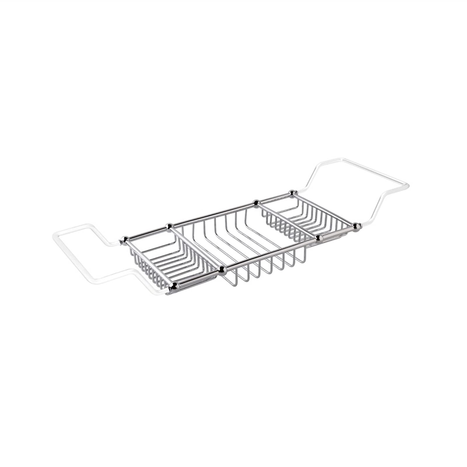 MYUYEE Bath Tray Bathtub Storage Rack Storage Shelf Over The Tub Expandable Shower And Bathtub Multifunctional Tray Storage Shelves, 66 * 20 * 5Cm/25.98×7.8×1.9 Inch (A)