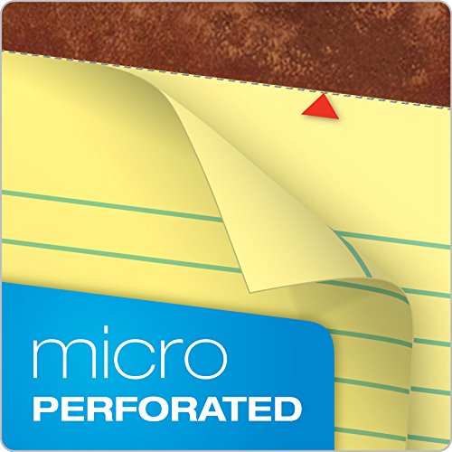 TOPS The Legal Pad Writing Pads, 8-1/2" x 14", Canary Paper, Legal Rule, 50 Sheets, 12 Pack (7572) by Tops - Image 5