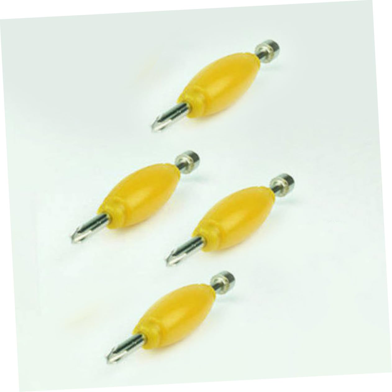 TOYANDONA Destornillador para Diapasones de Doble Punta, Kit Reparación Fingerboard Metálico 12 Piezas para Tornillos Pequeños