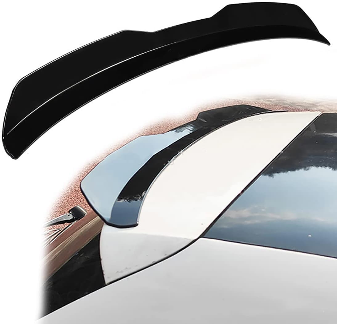 YPSQQHD Car Rear Spoiler Splitter, Rear Trunk Boot Lip Wing lid Spoiler ABS Exterior Accessories, Compatible with Audi A6 C7 2011-2017