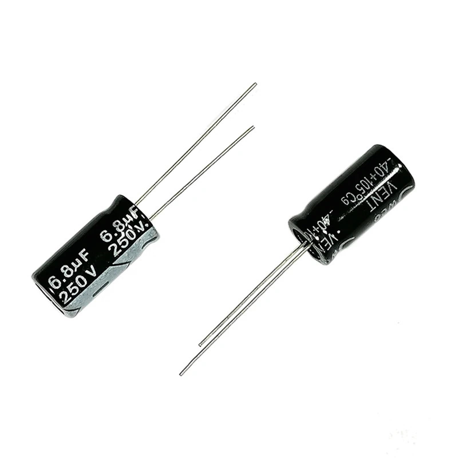 Condensateur électrolytique 250V résoud les pannes d'alimentation TV et moniteur - 10 pièces