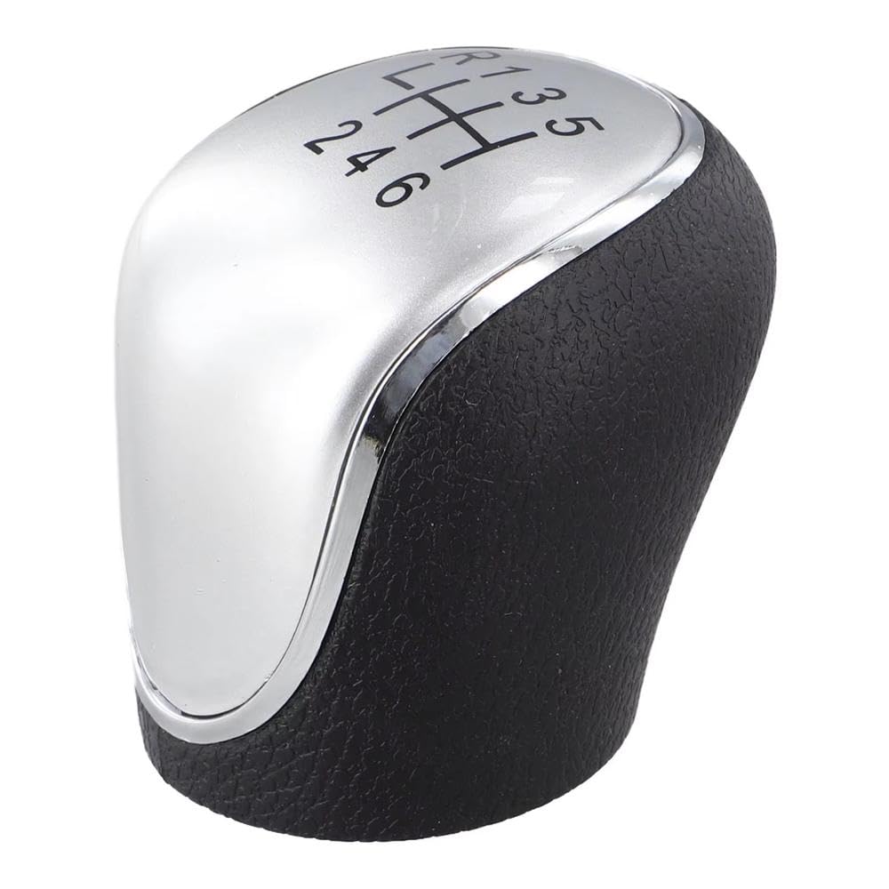 YDXHERTA Auto Accessory 6-Speed Gear Shift Knob for Hyundai for IX35 2012-2016(Silver)