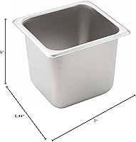 Vista 2 de Winco Bandeja de tamaño 1/6, 6 pulgadas