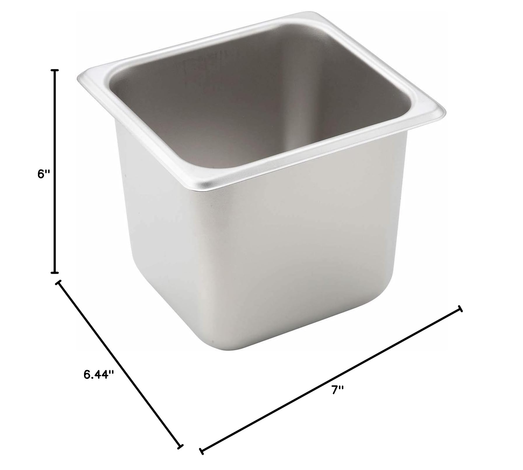 Winco 6-Inch Steam Table Pan - Durable & Reliable -2