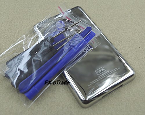 Metal Back Rear Housing Case Cover Shell Backplate for iPod 6th Gen Classic 120gb