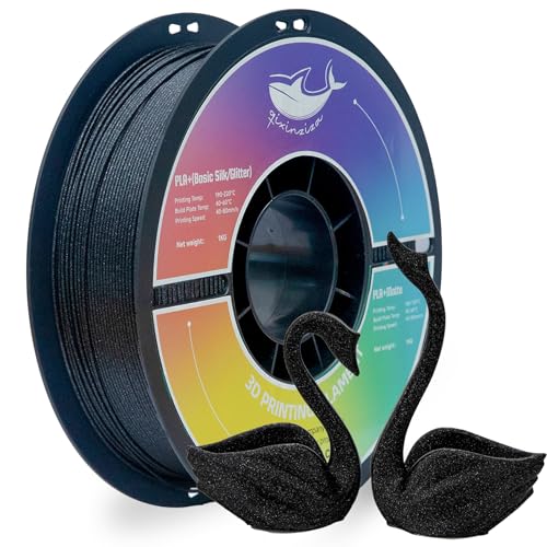Filament qixinziza PLA BLACK GLITTER