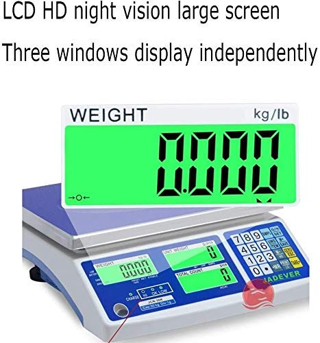 Báscula electrónica industrial 30kg precisión 1g con pantalla LCD miniatura 6