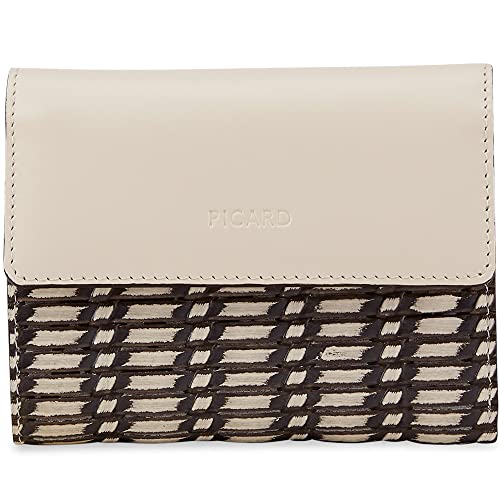 Picard Picnic 1 Flap Wallet Linen - Portefeuille haut de gamme texture lin
