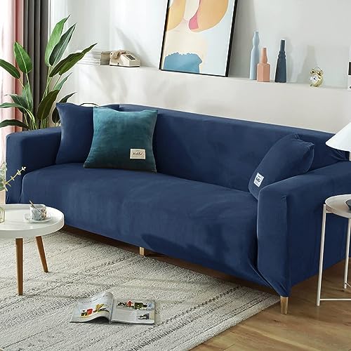 Housse canapé extensible velours protégeant efficacement vos fauteuils des griffes de chat - 2