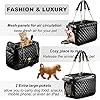 NewEle-Fashion-Dog-Purse-Carrier-for-Small-Dogs-with-Shoulder-Strap-Hold-Up-to-8lbs-Quality-PU-Leather-Pet-Carrier-Cat-Carrier-Airline-Approved-Puppy-Purse-Carrier-for-Travel Airline Approved Puppy Purse Carrier