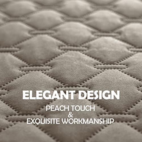 Image of gogobunny 3X Stronger Waterproof Pet Blanket, Scratch Proof Furniture Protector for Dogs Cats, Reversible Cover 82x120 Inch, Dark Stone