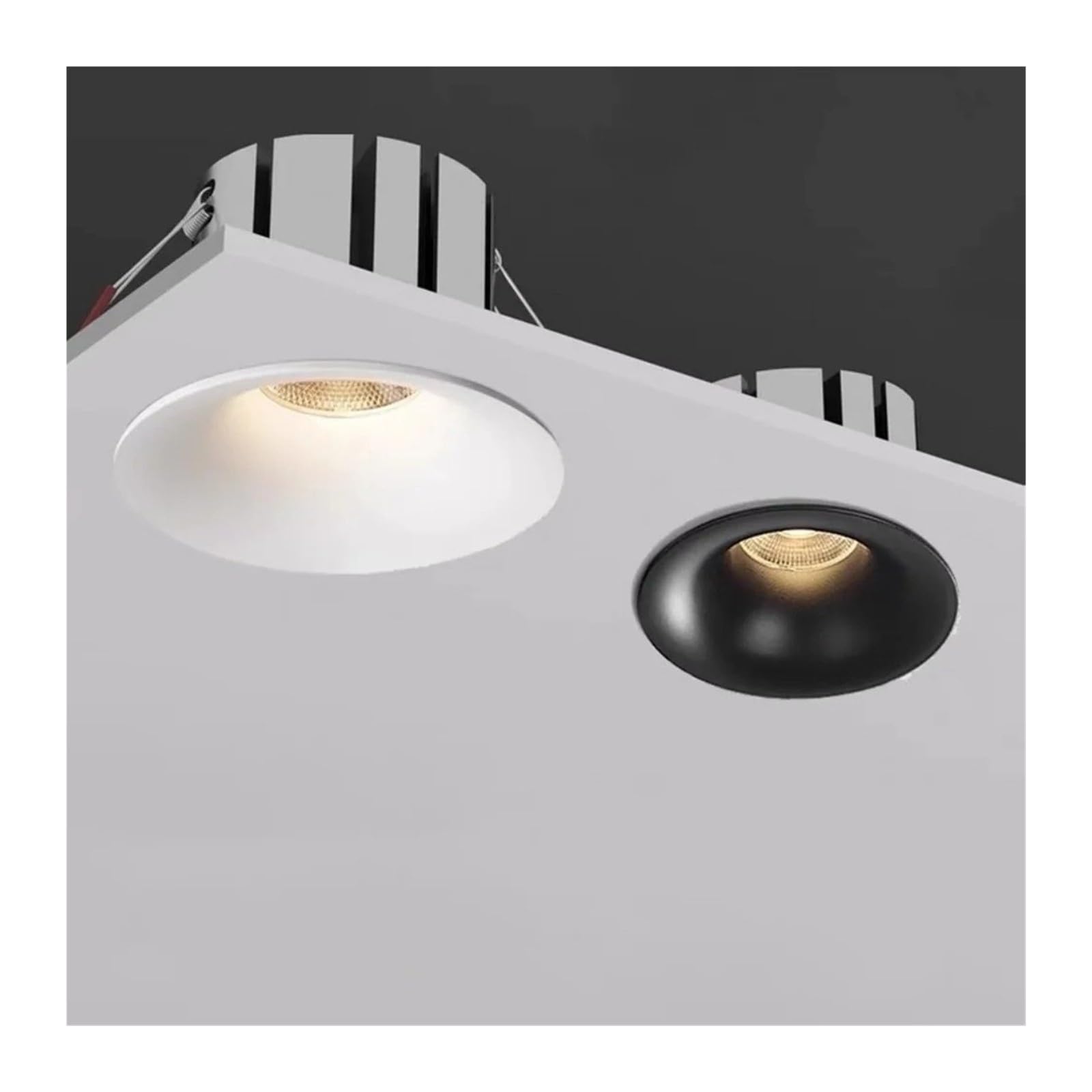 Lampa sufitowa LED w kształcie łuku, bez krawędzi