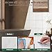 VallisCo Peel and Stick Backsplash Tiles 20 Sheets 12''x12'' PVC Self Adhesive Wall Tiles Back Splash Wall Panels Stick on Backsplash for Kitchen Bathroom Laundry Room, White