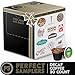 Flavored Decaf Coffee Pods Variety Pack Sampler, Assorted Single Serve Decaffeinated Coffee Capsules for Keurig K Cups Brewers, 30 Flavored Decaf Coffees - No Duplicates