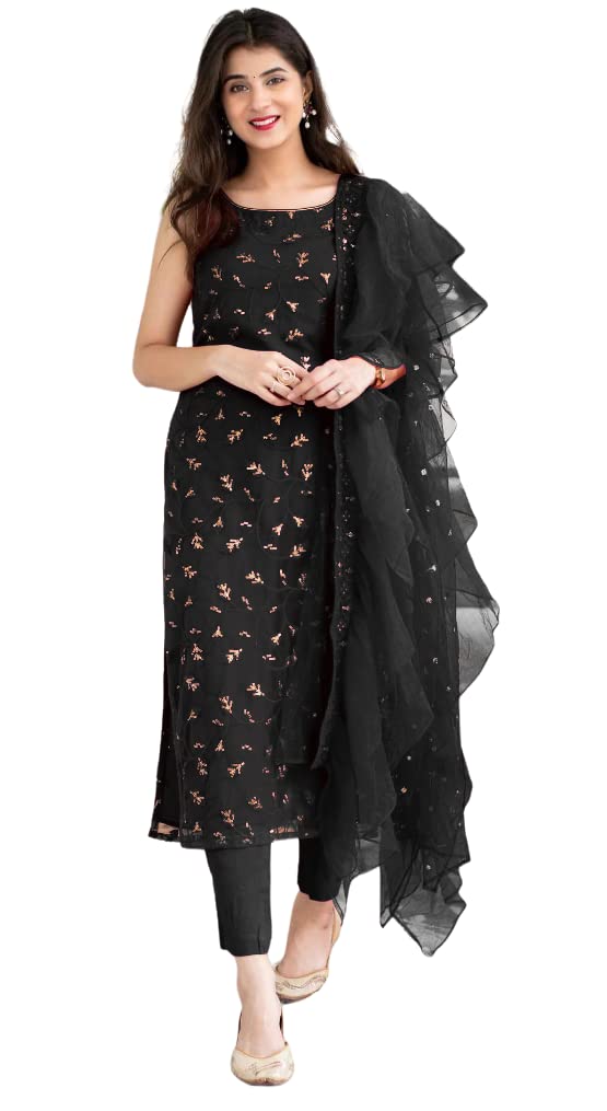 EthnicYard Gerogette Salwar Suit For Womens