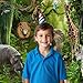 8X6FT Jungle Forest Animals Photo Backdrop, Tropical Rainforest Natural Scenery Safari Party Background for Kids Baby, Adult Wedding Camping Themed Decoration Photo Shoot Backdrop Props