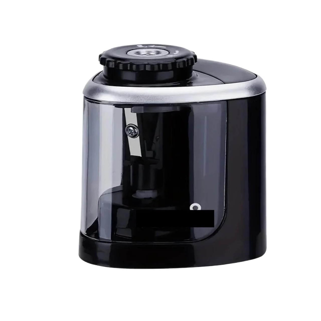 Elektrischer Spitzer, automatischer Desktop-Bleistiftschuhspitzer, geeignet for Bleistifte 6–8 mm, Lernbriefpapier(Black)