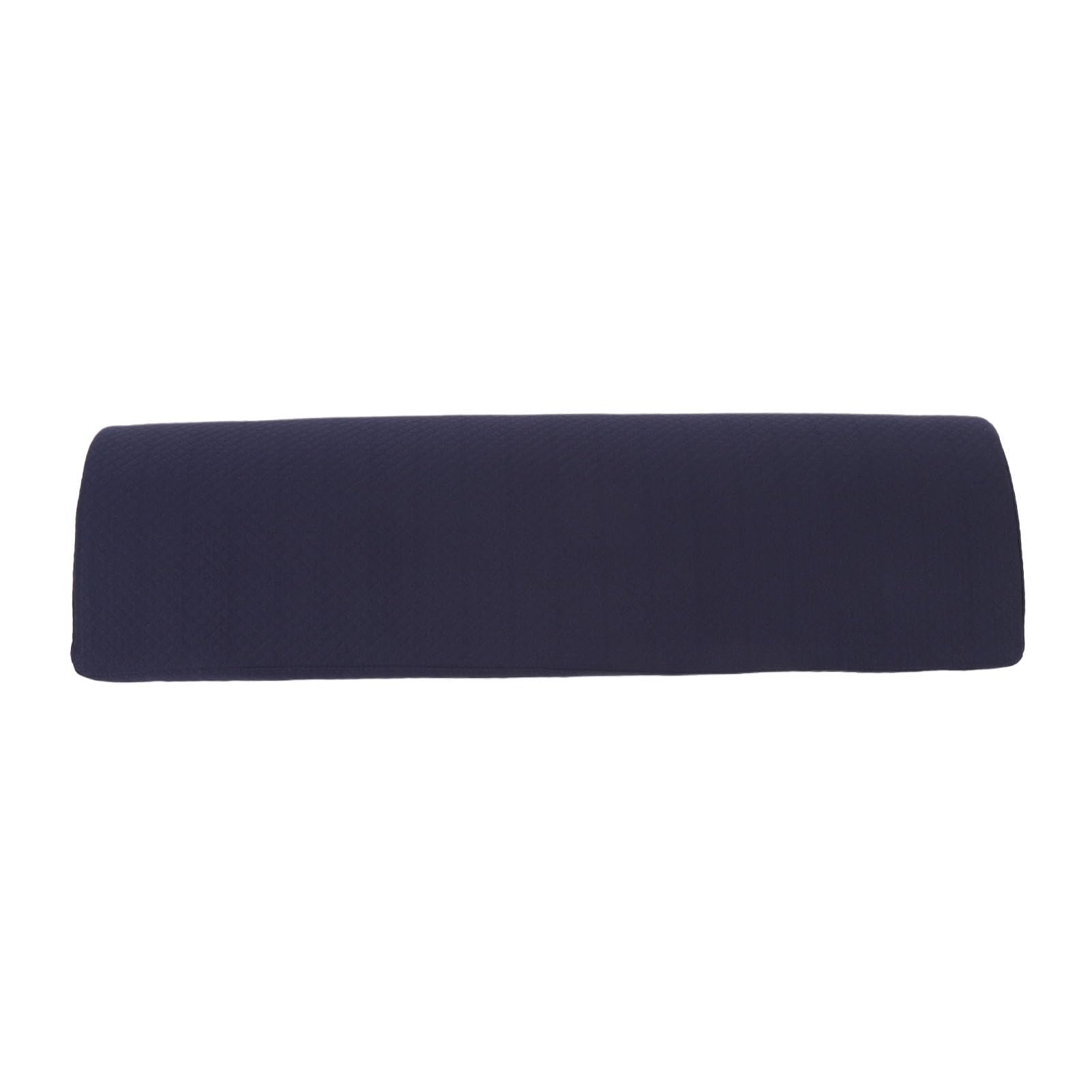 Almohada para elevación de piernas de Forma de Medio Cilindro, Almohada de Apoyo para Las piernas al Dormir, Almohada ergonómica de Espuma viscoelástica para la Rodilla con Funda (Azul)