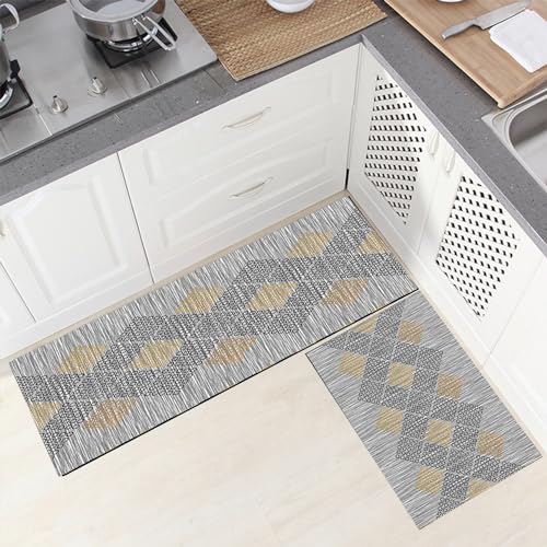 Alfombra de pasillo resistente de 70x450 cm lavable y protector de suelo para terraza o cocina 3