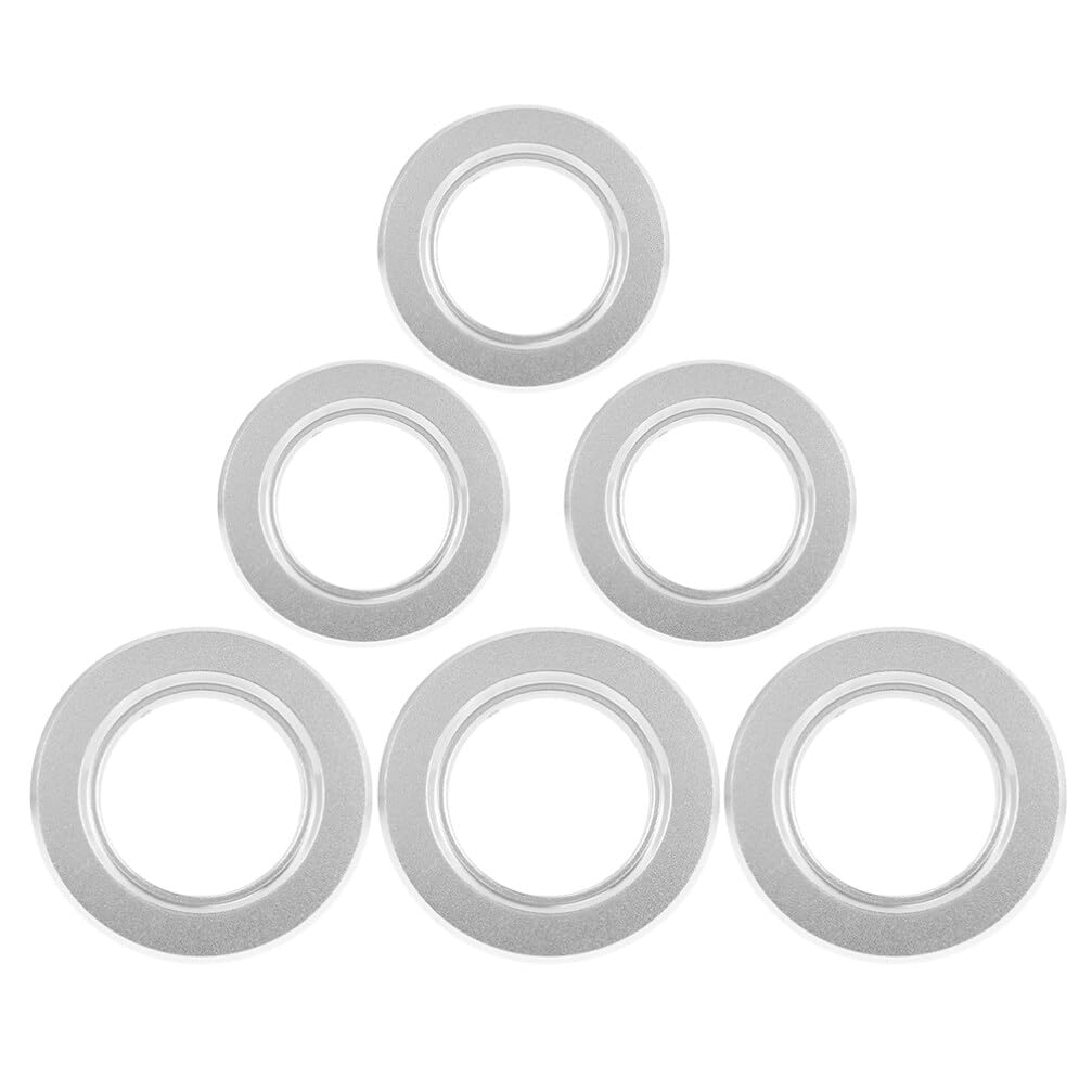 Milisten Bird House Replacement Parts 6pcs Bird House Hole Protectors Metal Guards Metal Bird House Hole Guards Birdhouse Hole Guards