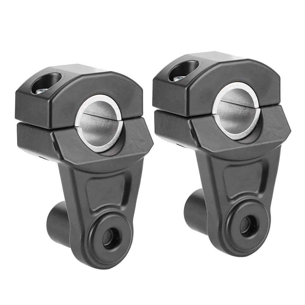 Risers de guidon de moto, 2 pièces 22mm / 28mm universel pivotant moto guidon Riser support pince CNC aluminium