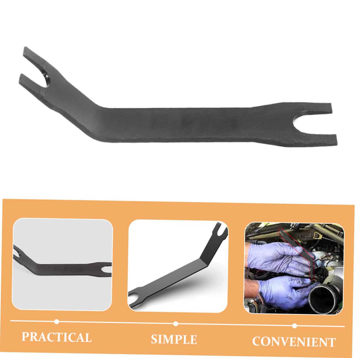 ULTECHNOVO High Pressure Fuel Pump Disconnect Tool Durable Auto Tool for Quick High-Pressure Oil Rail Supply Line Removal Simplifying Injector Maintenance Tasks