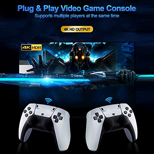 ACAGALA Ampown U9 TV Game Stick com dois controles sem fio 2.4G retrô console de jogos de vídeo game