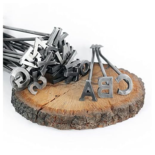 2" Wood Branding Iron for Personalized Crafts, Custom Woodworking, and Grilling - A-Z Alphabet - 26 Letters - Too Big for HAT Brands The Heritage Forge