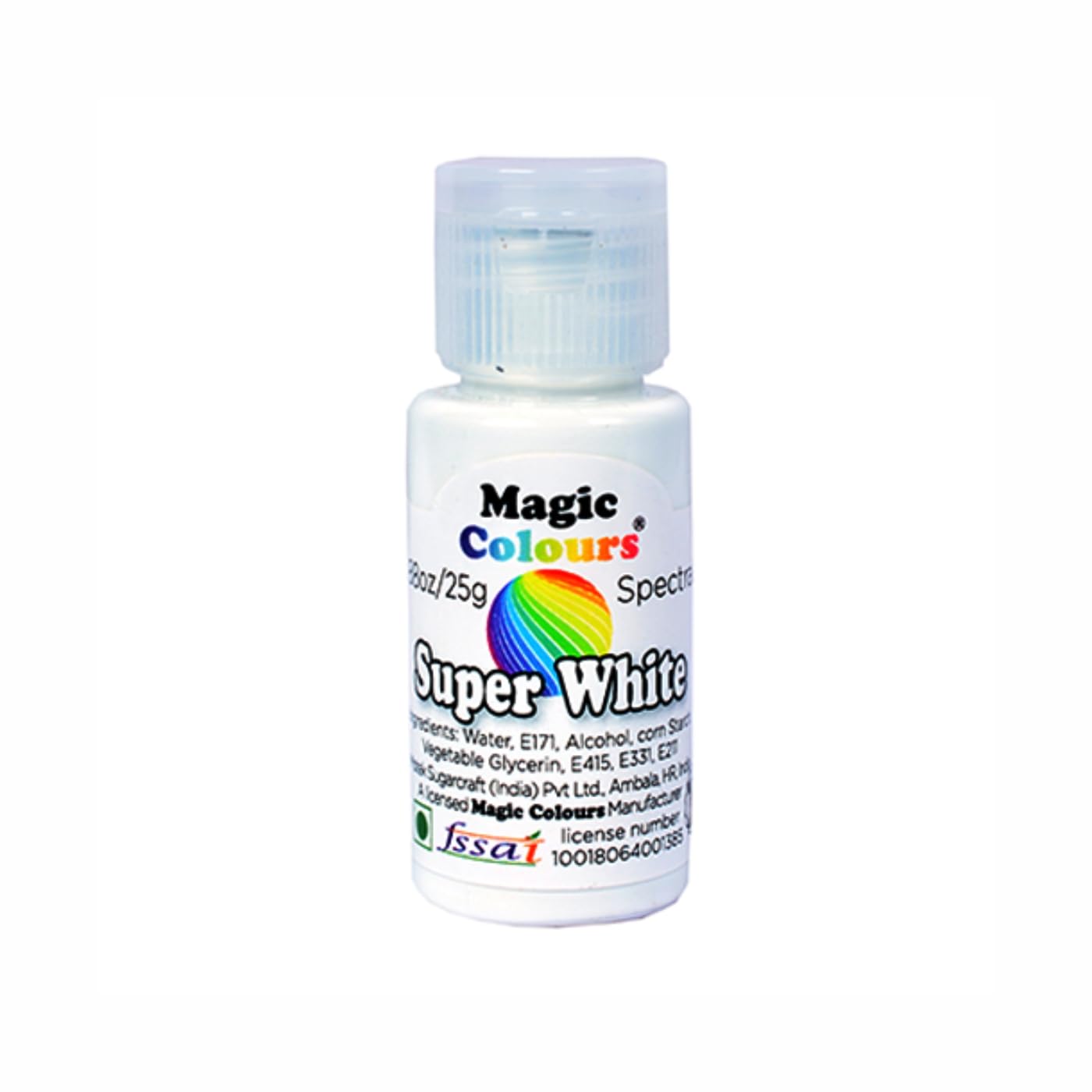 Magic Colours Spectral Gel Mini-SUPER WHITE Edible Gel Colors For Baking And Food Coloring, Food Colouring for Icing, Cakes Decor, Baking, Fondant (25 gram) (B0CQYSXMTH) Amazon Price History, Amazon Price Tracker