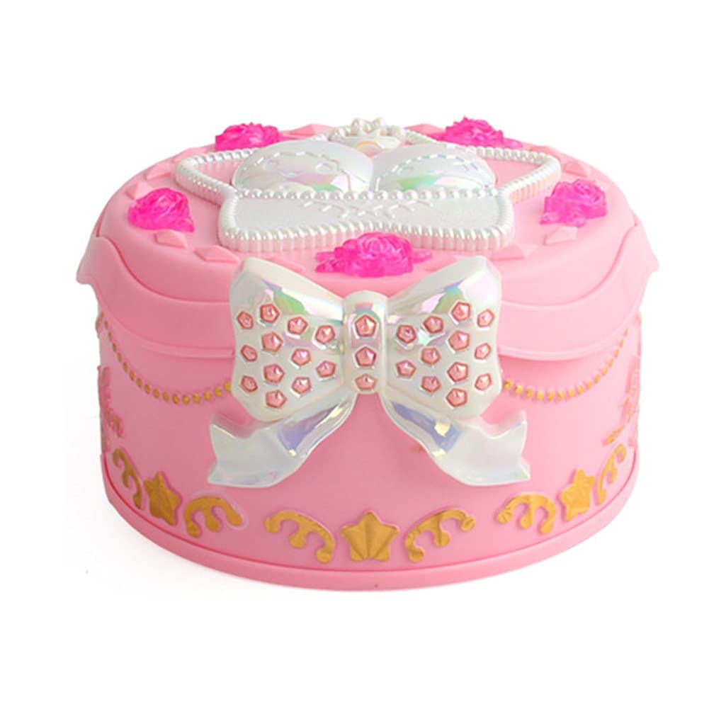 DKIUGL Girls Musical Jewelry Boxes Ballerina Rotating Music Box Gramophone Toys for Children Kids Birthday Gifts