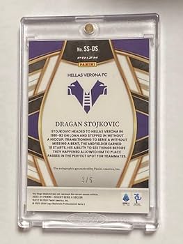 Amazon.co.jp: 2023-24 Panini Select Serie A Green Autograph Dragan