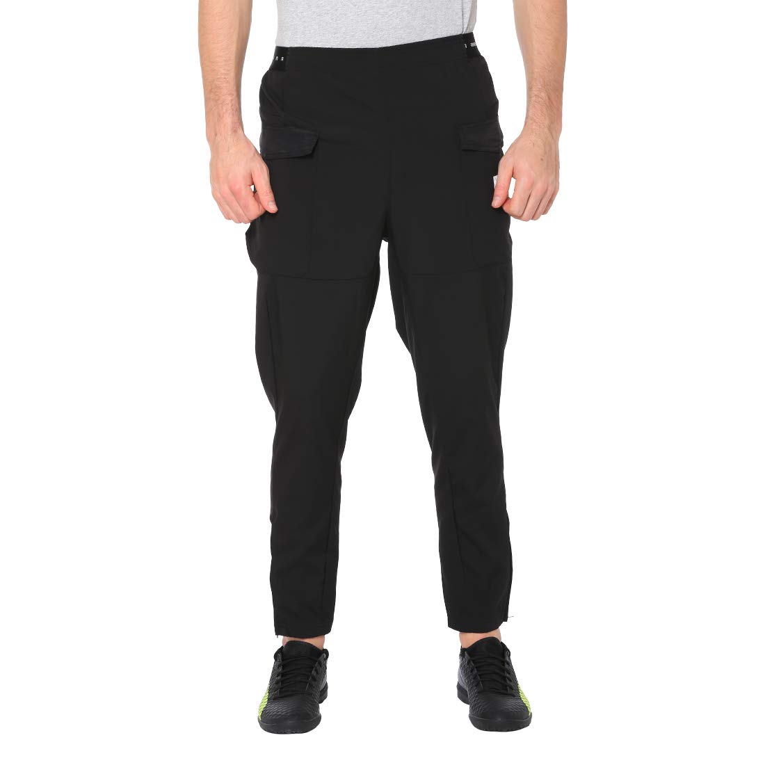PUMA Men ftblNXT Casual Pants Sweatpants - Puma Black-Charcoal Gray, L