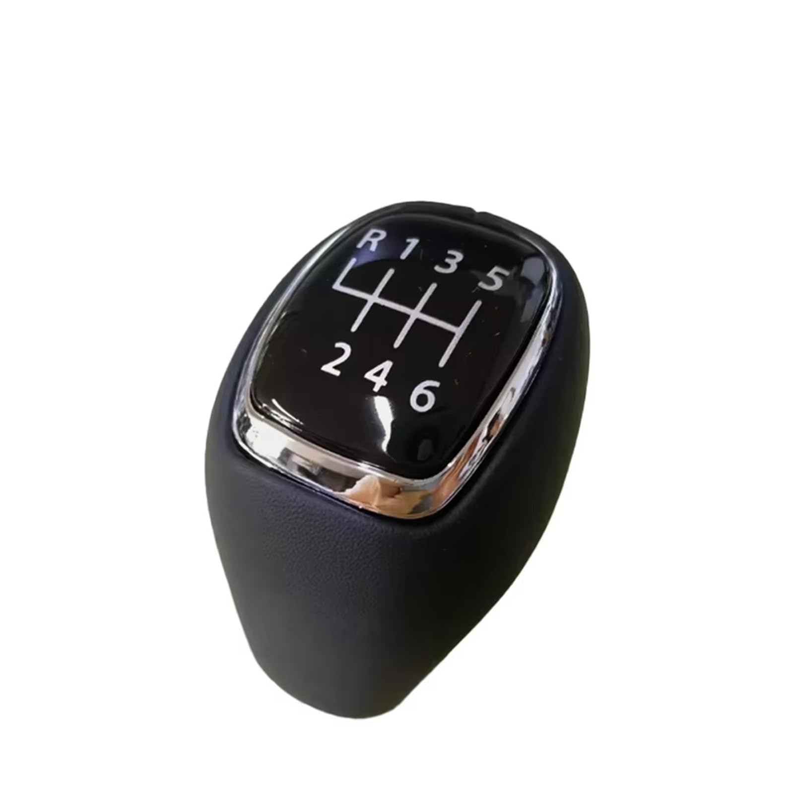 Qmtvfsrh Bright Car Gear Shift Knob Manual Gear Shift Knob Pu Cover Lhd For Hyundai For Tucson Tl For I20 I30 Getz Venue Elantra Ad Accent Verna 43711-F2300tr(Bright)