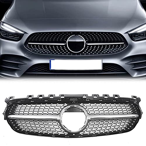 Grille de course pour Benz W247 Classe B calandre diamant chic argent
