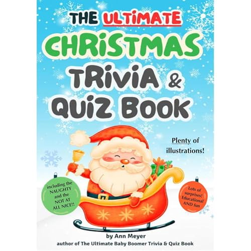 The Ultimate Christmas Trivia and Quiz Book Audiolibro Por Ann Meyer arte de portada