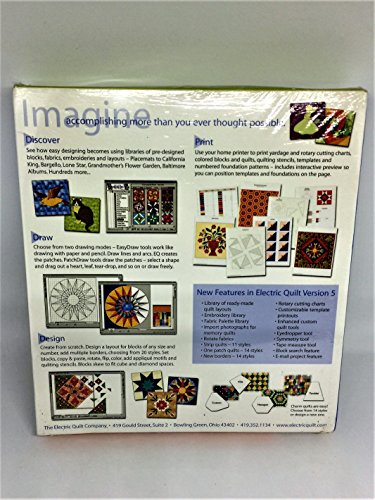 Electric Quilt(R) 5: Complete Quilt Design Software #TOP1