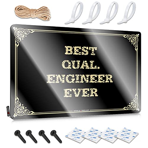 Panneau en métal Best Engineer Ever rétro de 30x40 cm pour décorer une chambre - 2