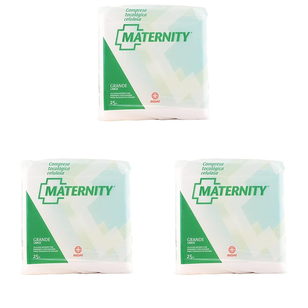 Indas Compresas Tocológicas Maternity de Celulosa - Confort y Seguridad Postparto, 25 Unidades Total — view 7