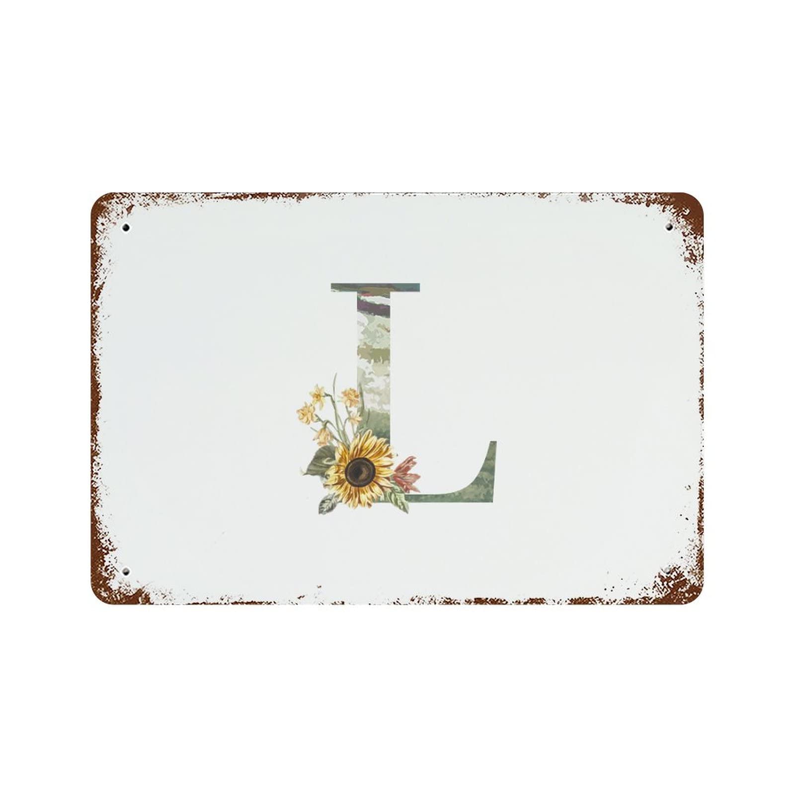 Panneau de magasin pour bar et jardin lettre vintage jaune