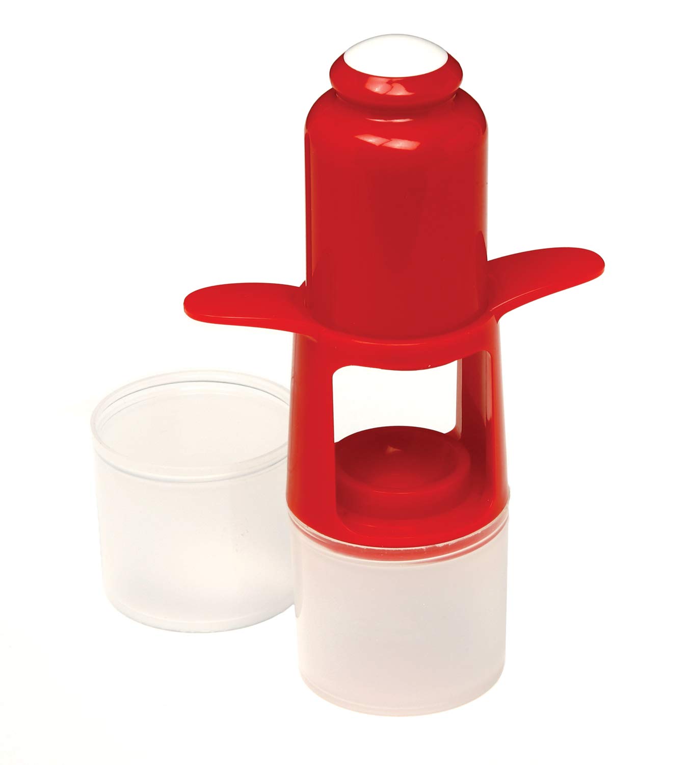 Norpro 5122 Cerise Olive Pitter with-Cup et Shield