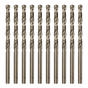 Sourcing Map Kobalt-Bohrer 4,4 mm, 10 Stück