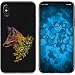 Produktbild PhoneNatic Case kompatibel mit Apple iPhone X/XS Silikon-Hülle Floral Fuchs M1-3