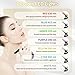 Portable Face Beauty Device, 7 Color Portable Face Massager Tool for Skin Care, Based on Triple Action LED, Thermal, and Vibration Technologies, at Home Skin Care Face Sculpting Tool(Glossy Black)