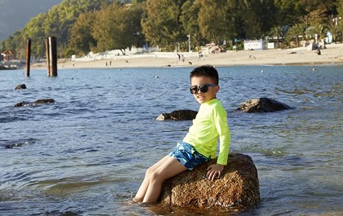 MILANKERR Toddler Boys Rash Guard Sets,Swim Trunks with Compression Liner UPF50+3